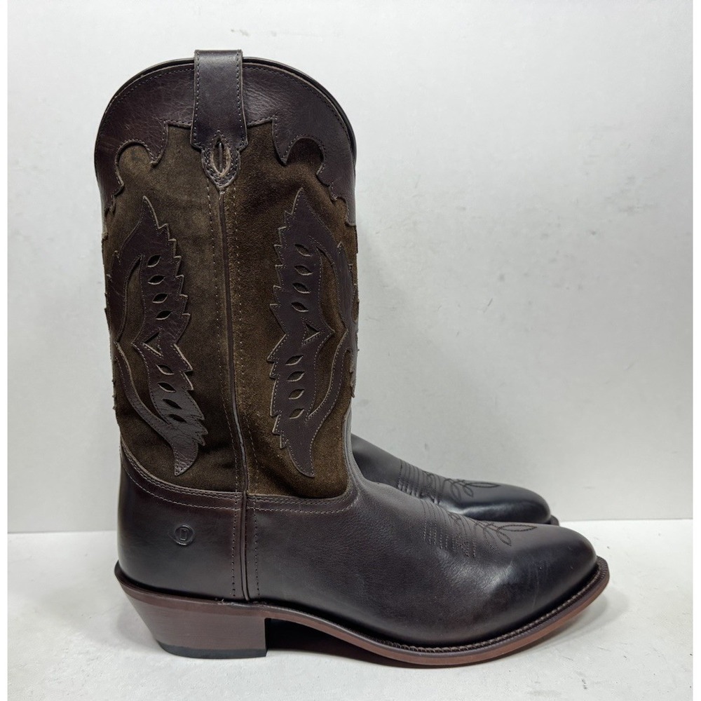 Dingo Silverlake Men's Size 11.5 D Brown Leather Eagle Cowboy Western Boots 338